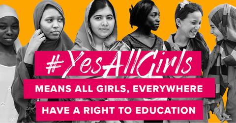 Malala’s #YesAllGirls Campaign