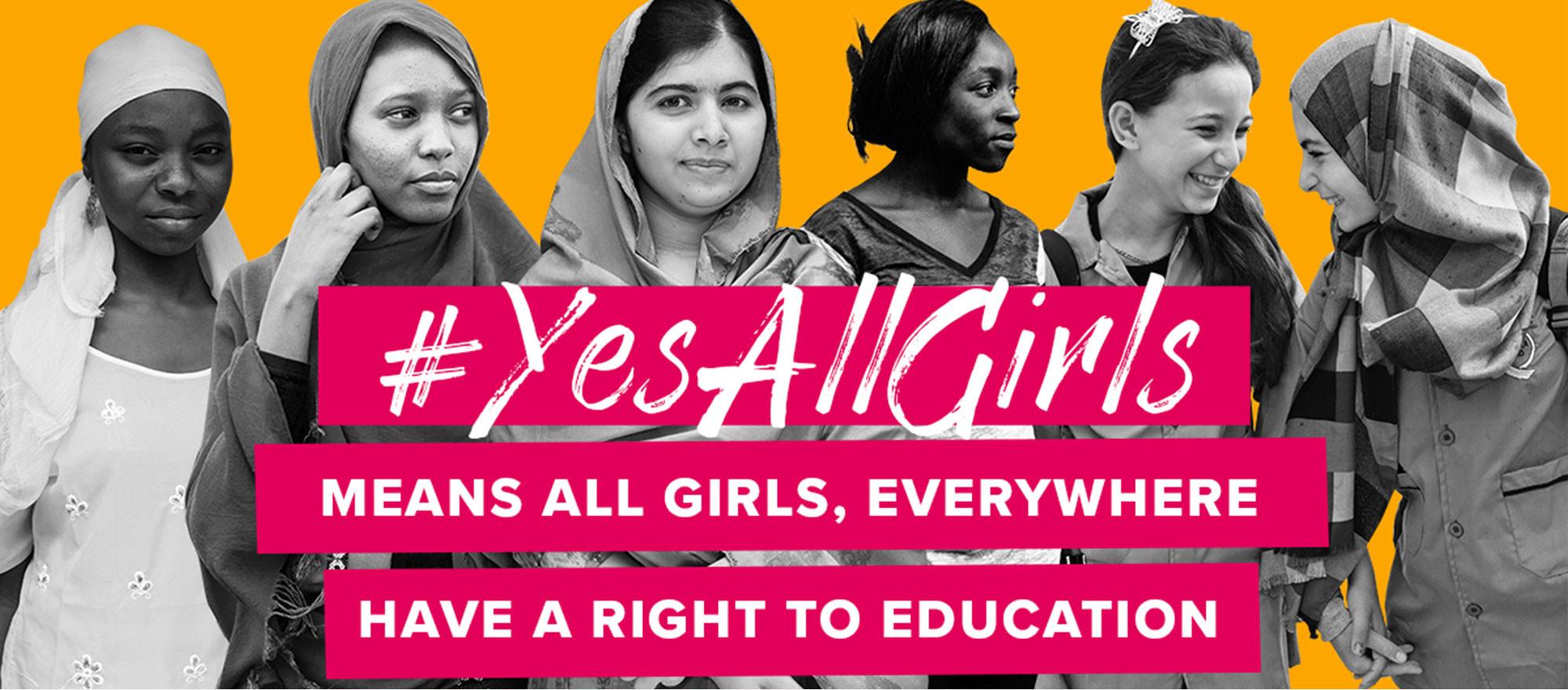 Malala's #YesAllGirls Campaign