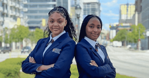 Harvard Debate the two black females