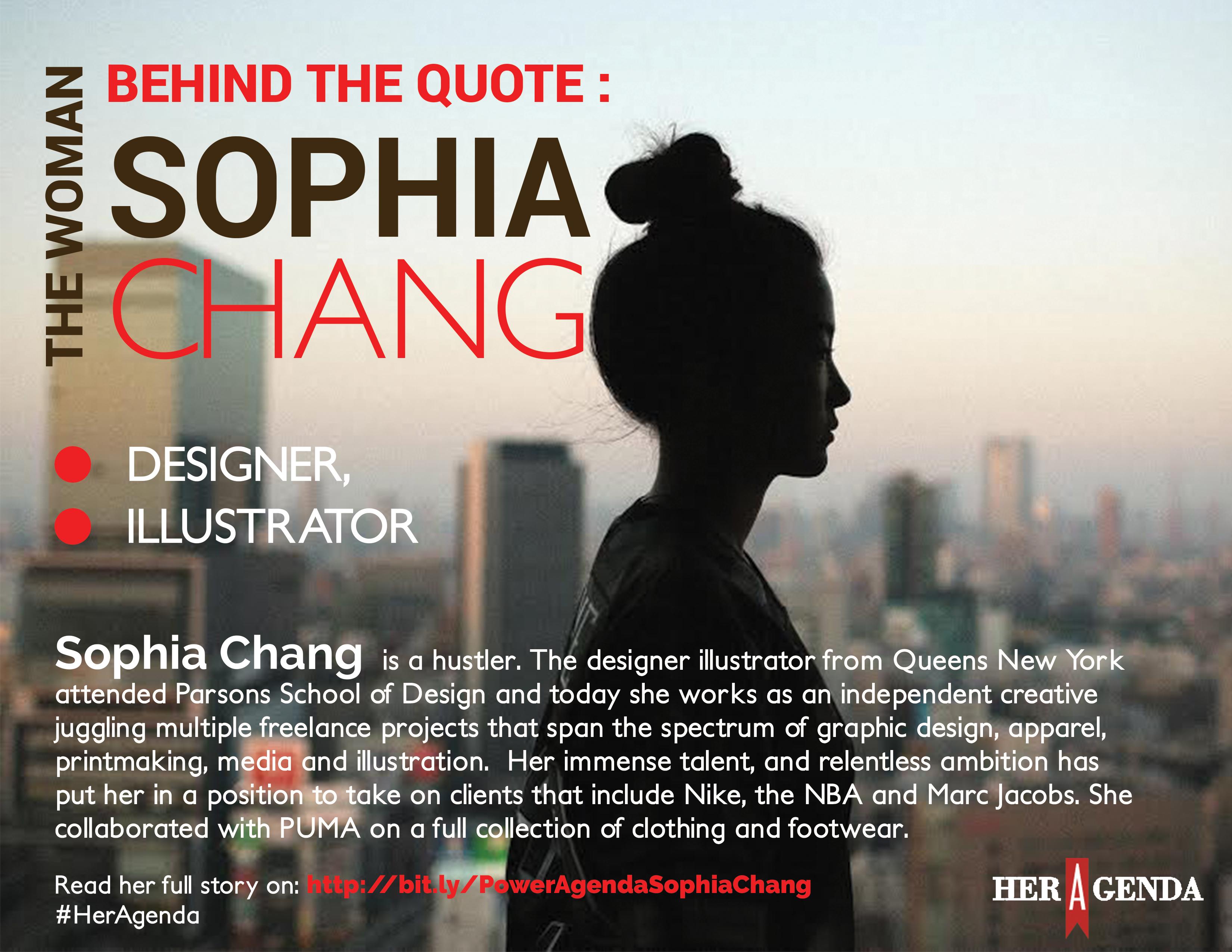 Sophia Chang via Her Agenda