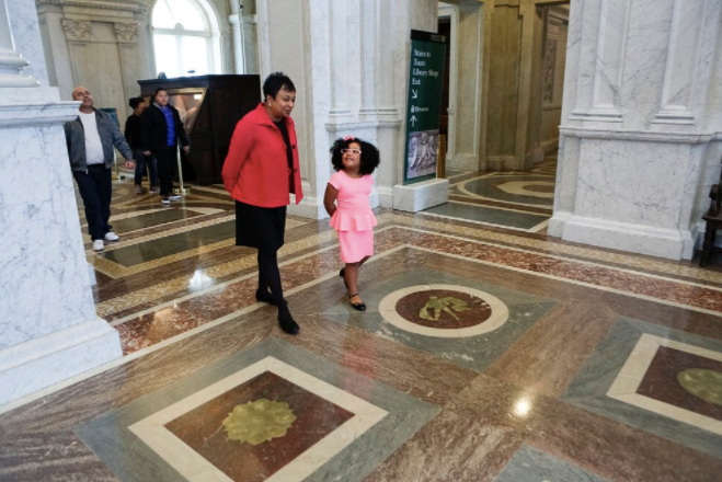 4-year-old goes to congress, congressional library, 4-year-old reads 1,000 books, Library of Congress, Congressional Librarian, 