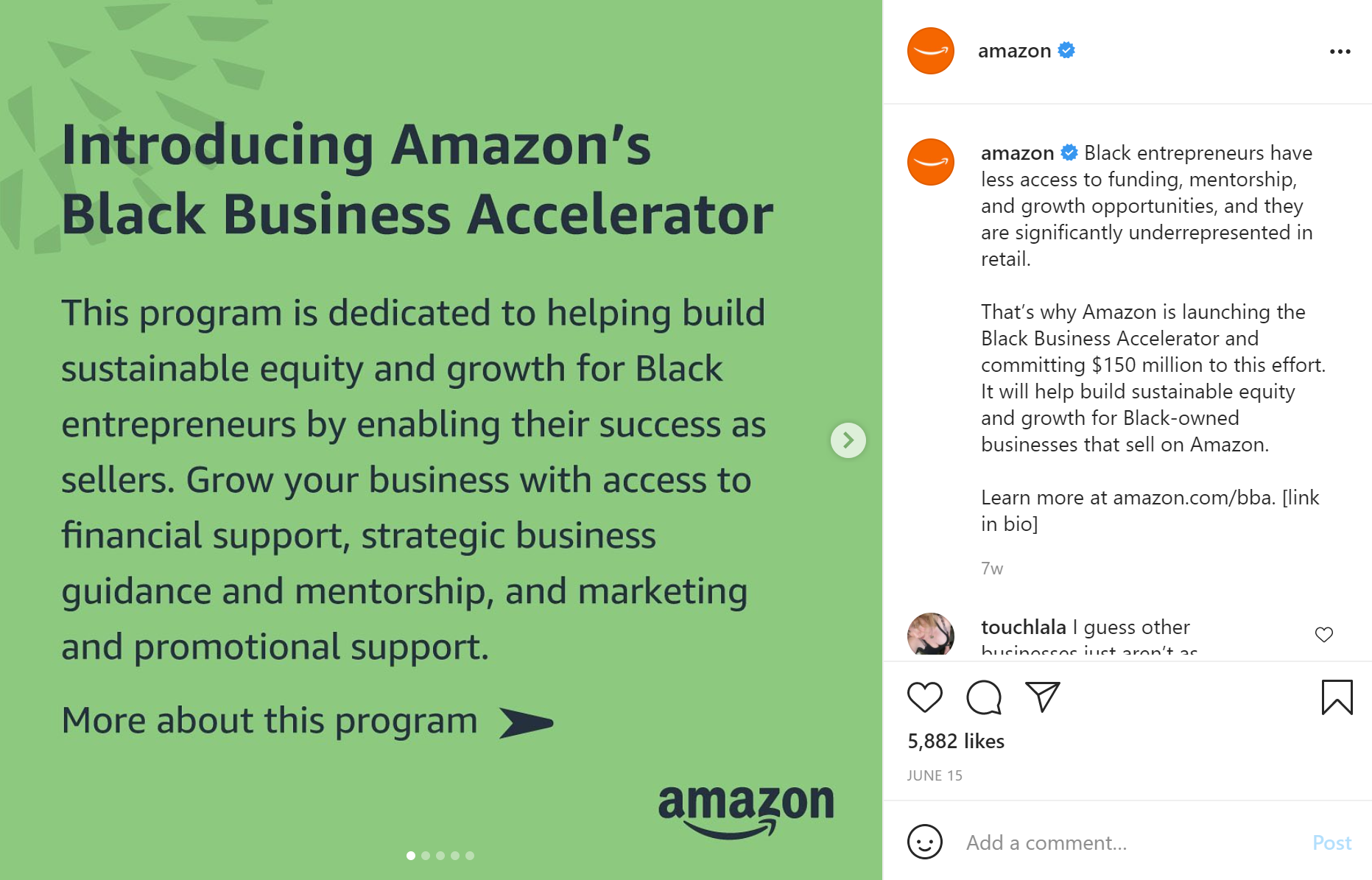 Amazon Black Business Accelerator