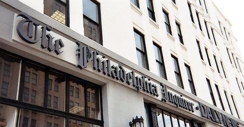 Front of Philadelphia Inquirer building