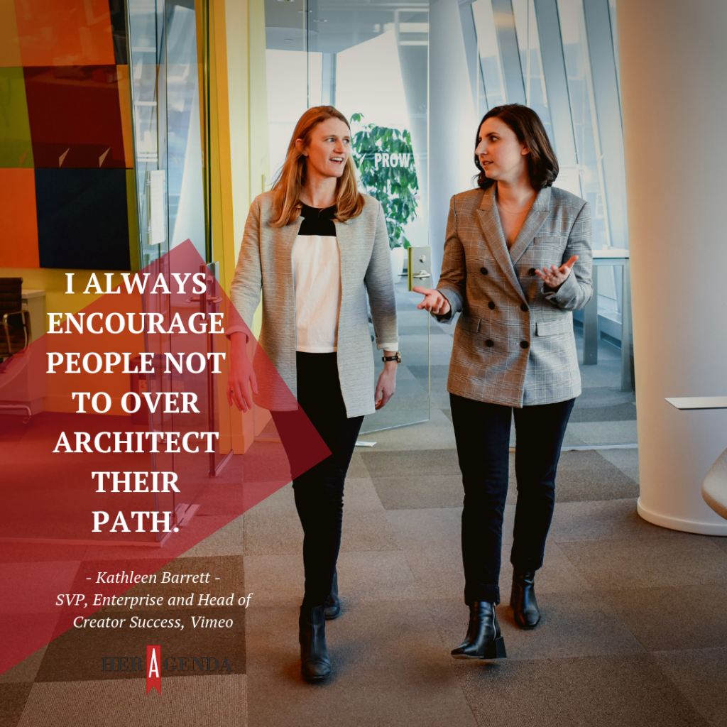 " I always encourage people not to over architect [their] path."