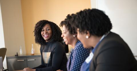 Women in Conference room