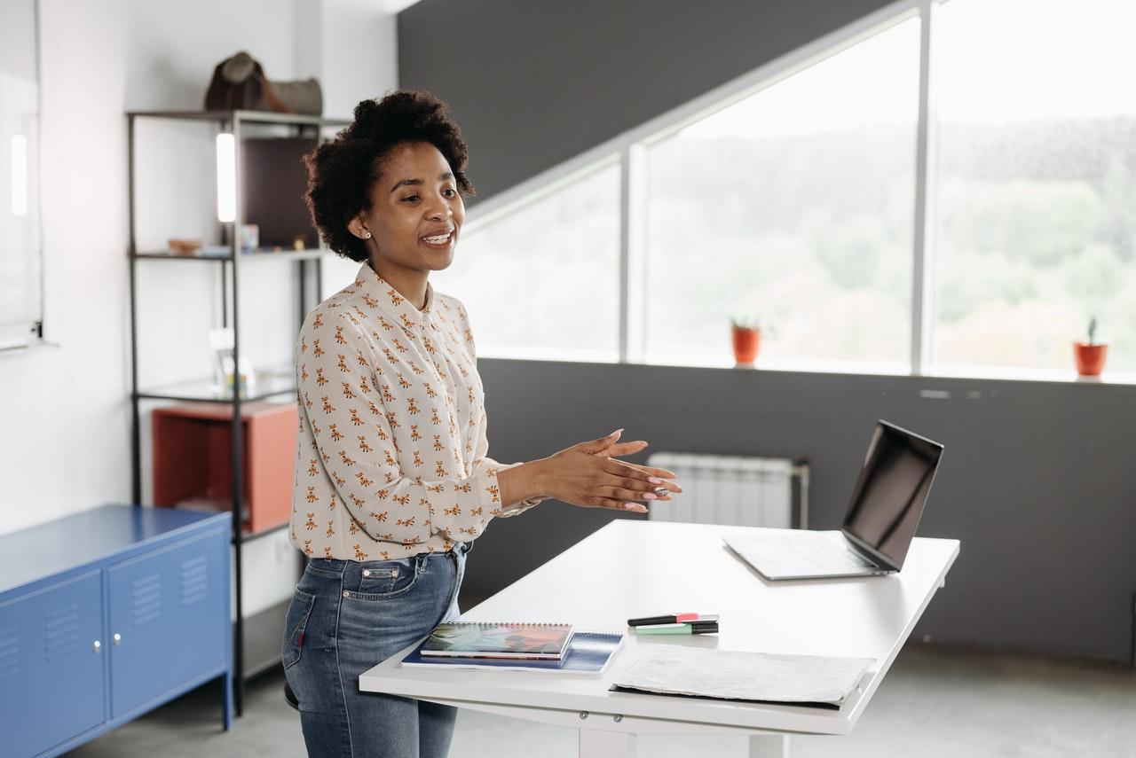 woman in office
