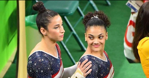 gymnasts raisman and hernandez