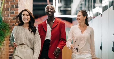 Three women in the office