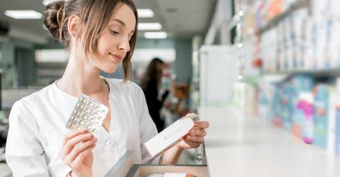 woman at pharmacy