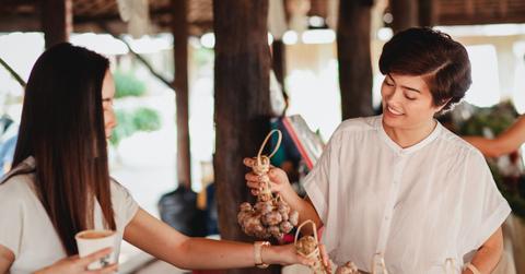 woman at grocery shop