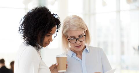 millennial in office