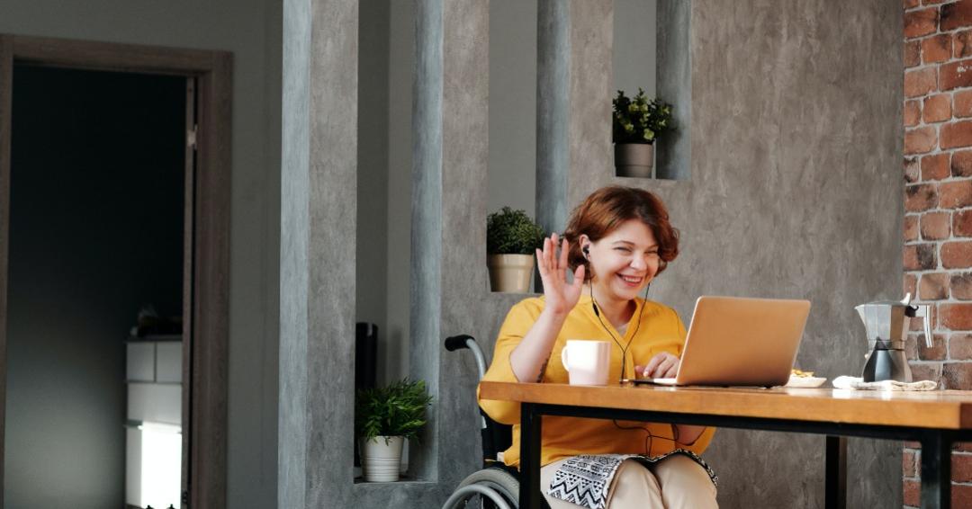 woman in wheelchair