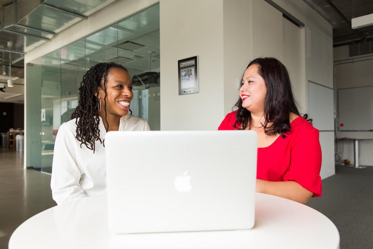 women in meeting