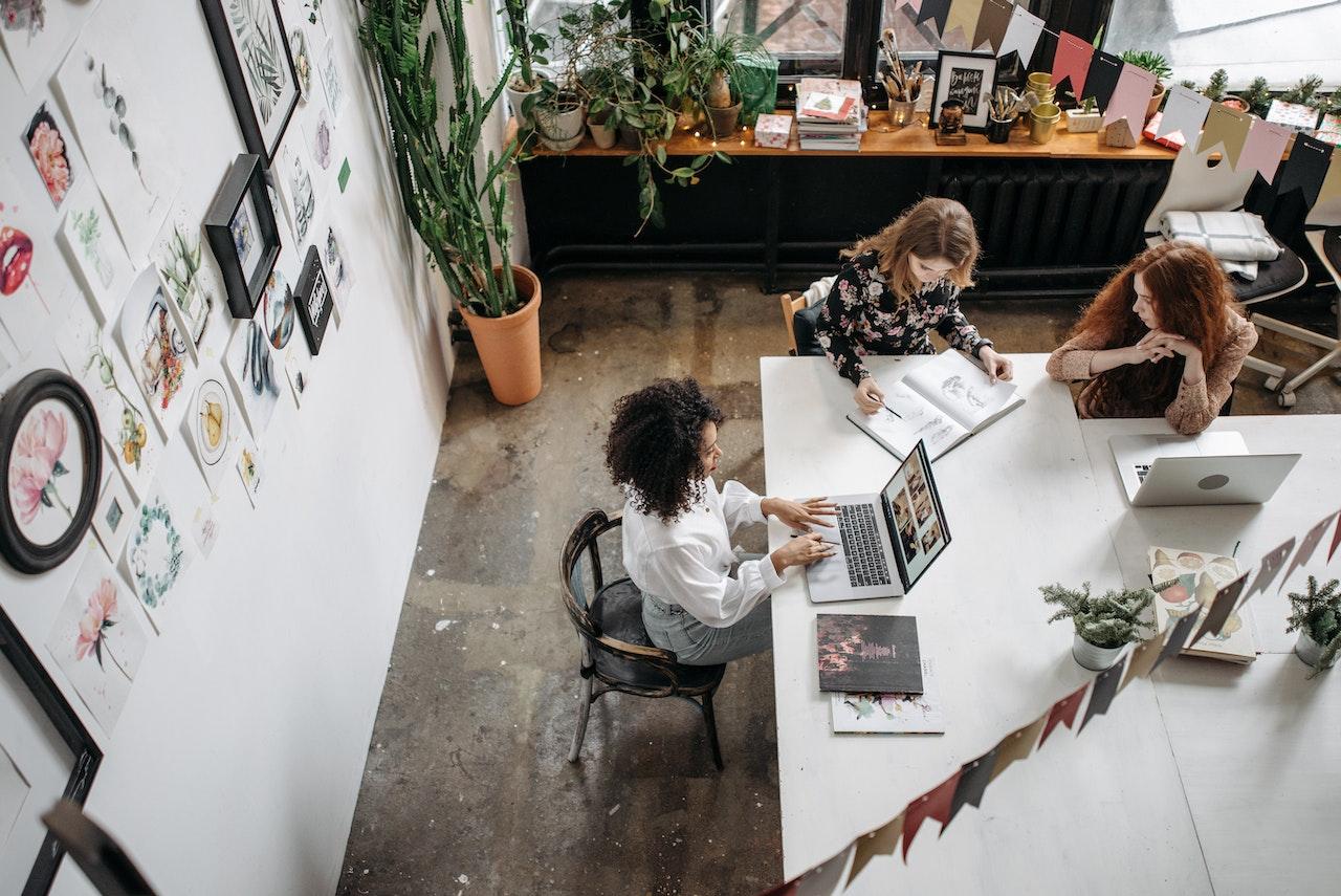 woman at work