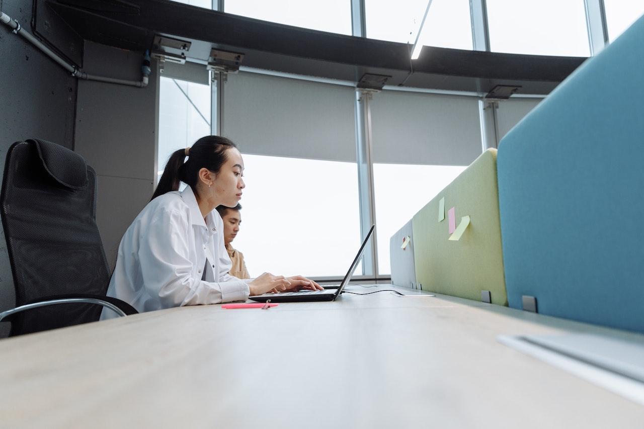 Woman on laptop