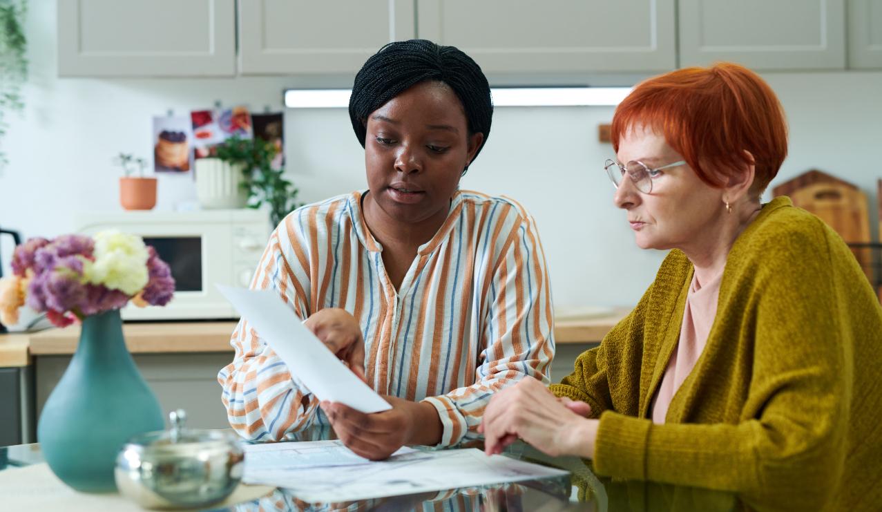 millennial woman volunteering