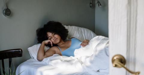 woman sleeping