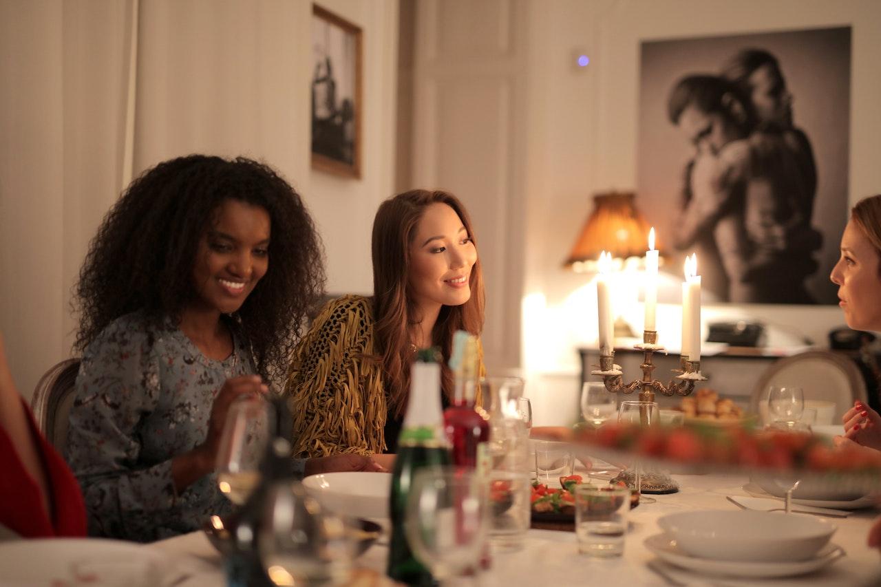 Women at dinner