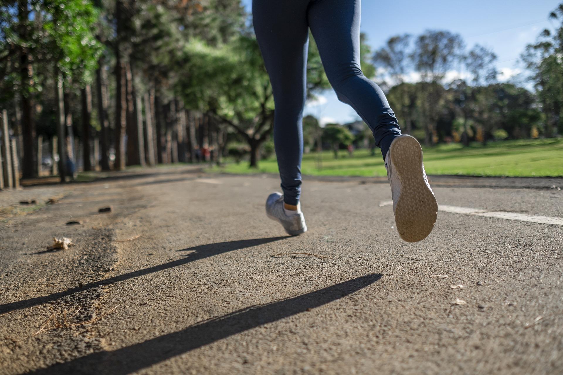 runner on pavement