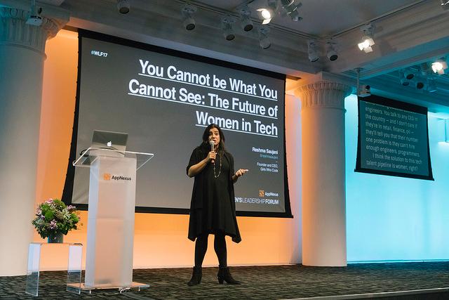 Reshma Saujani Girls Who Code Founder Appnexus Women's Leadership Forum