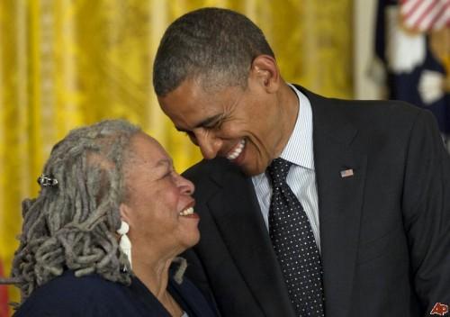 wp content/uploads///barack obama toni morrison       x