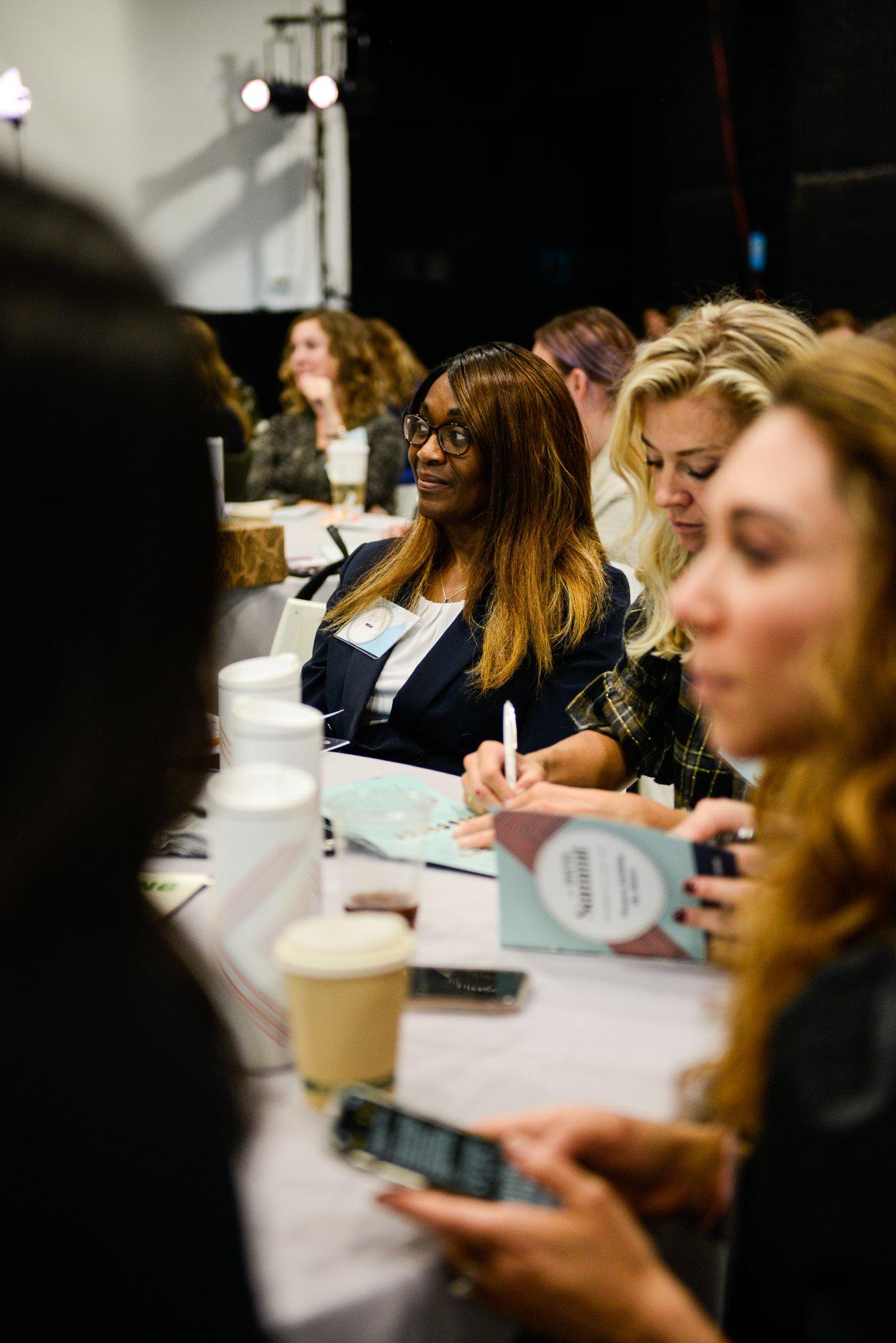 Riveter Summit attendee