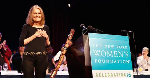 NEW YORK, NY – MAY 08: Century Award Honoree Gloria Steinem speaks onstage at The New York Womens Foundations 27th Annual Celebrating Women Breakfast at the Marriott Marquis on Thursday, May 8, 2014. (Photo by Astrid Stawiarz/Getty Images for New York Women’s Foundation) Photo Credit – Getty Images for New York Women’
