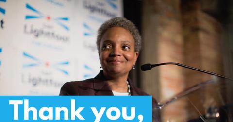 Chicago mayor Lori Lightfoot