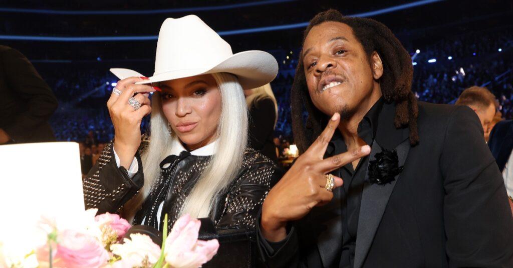 ///Beyonce and Jay Z attend the th GRAMMY Awards x