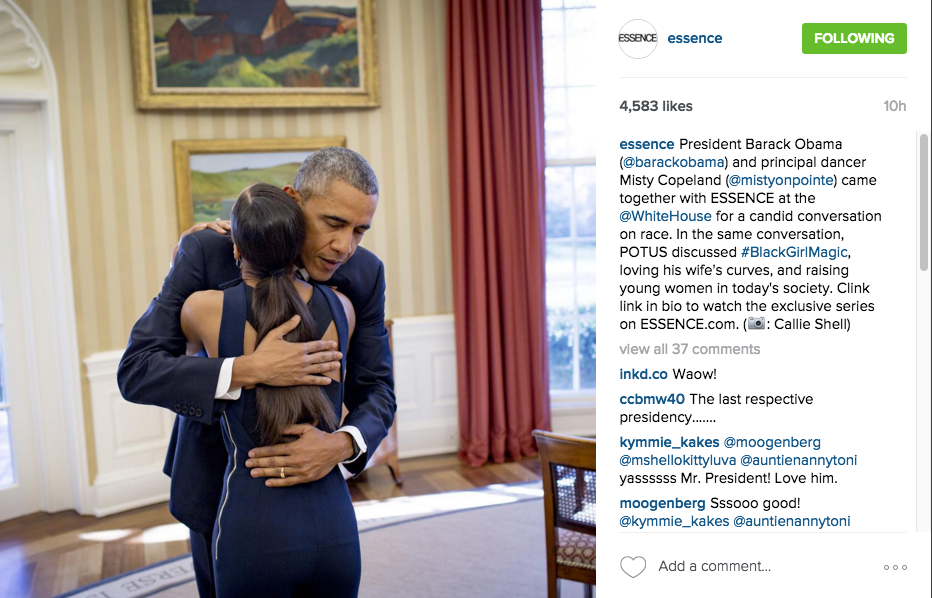 Misty Copeland Barack Obama White House Conversation