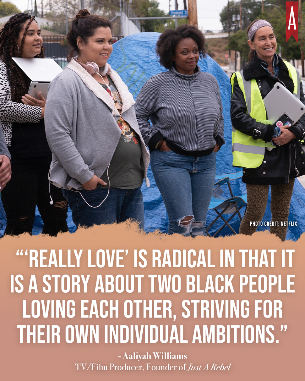 "‘Really Love’ is radical in that it is a story about two Black people loving each other, striving for their own individual ambitions." -Aaliyah Williams