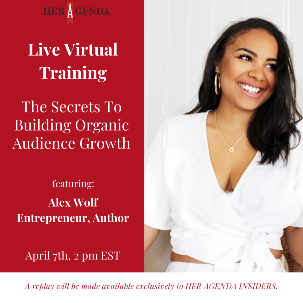 ALEX WOLF The Secrets To Building Organic Audience Growth”