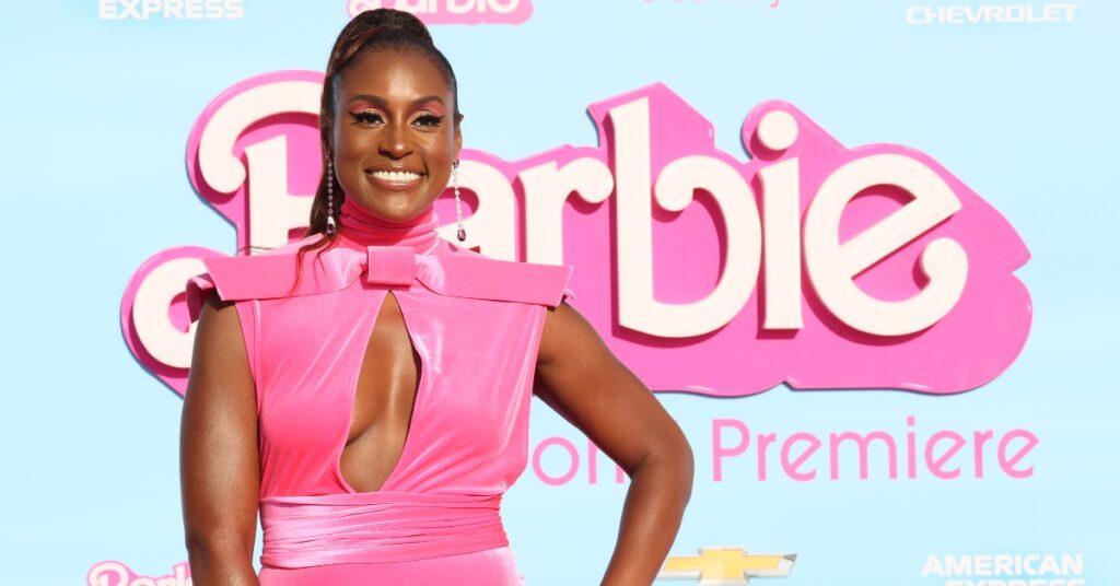 ///Issa Rae attends the World Premiere of Barbie at Shrine Auditorium and Expo Hall on July   x