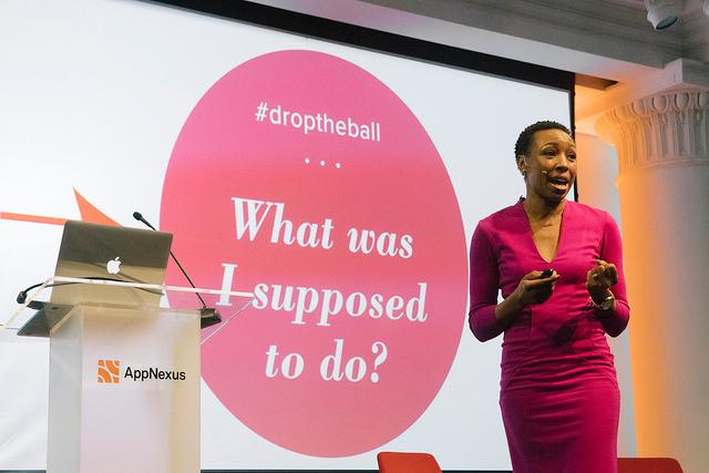 Tiffany Dufu Drop the Ball Appnexus women's leadership forum keynote