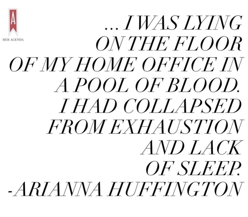 Arianna Huffington's Wake Up Call