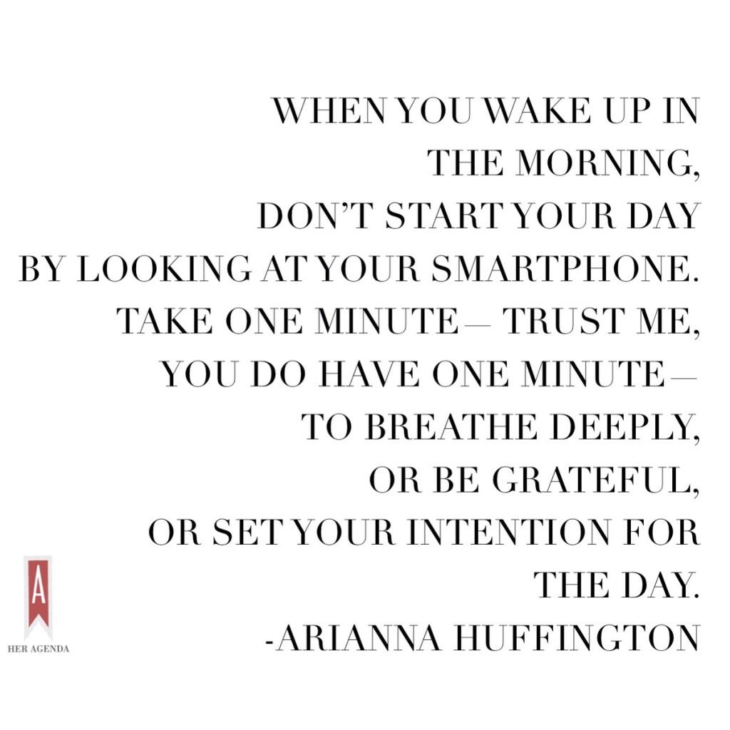 Arianna Huffington Thrive Tips To Millennials