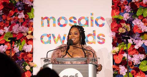 2. Crissle West On Stage at the Mosaic Awards