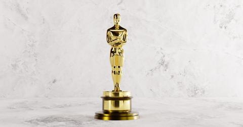 Katowice, March 8, 2022, Poland. Oscar statuette. Oscars Gala, B