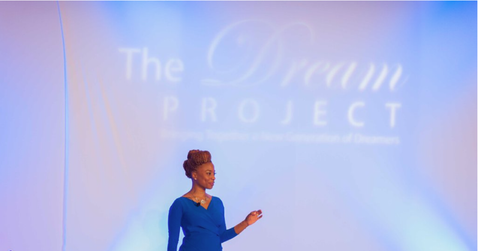 Founder and CEO of Egami Consulting Group, Teneshia Jackson-Warner welcomes attendees. Photo credit: Jasmine Alston