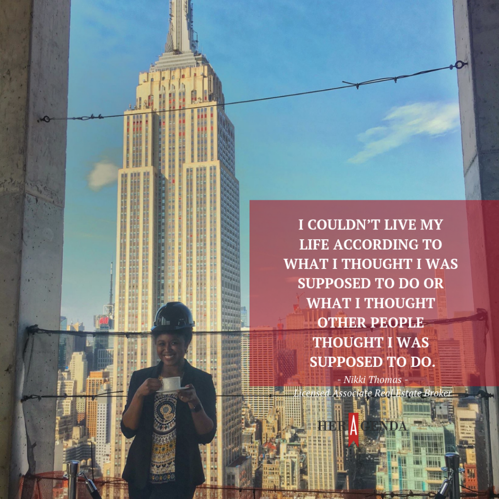 "I couldn’t live my life according to what I thought I was supposed to do or what I thought other people thought I was supposed to do." -Nikki Thomas