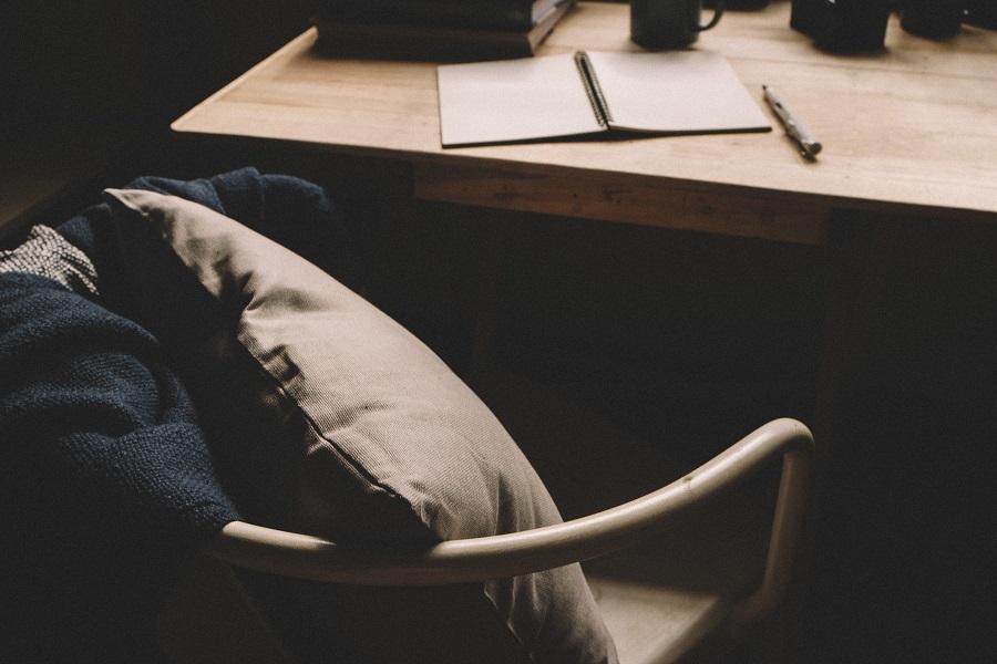 Working Desk At Night