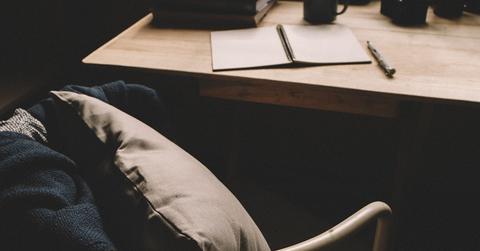 Working Desk At Night