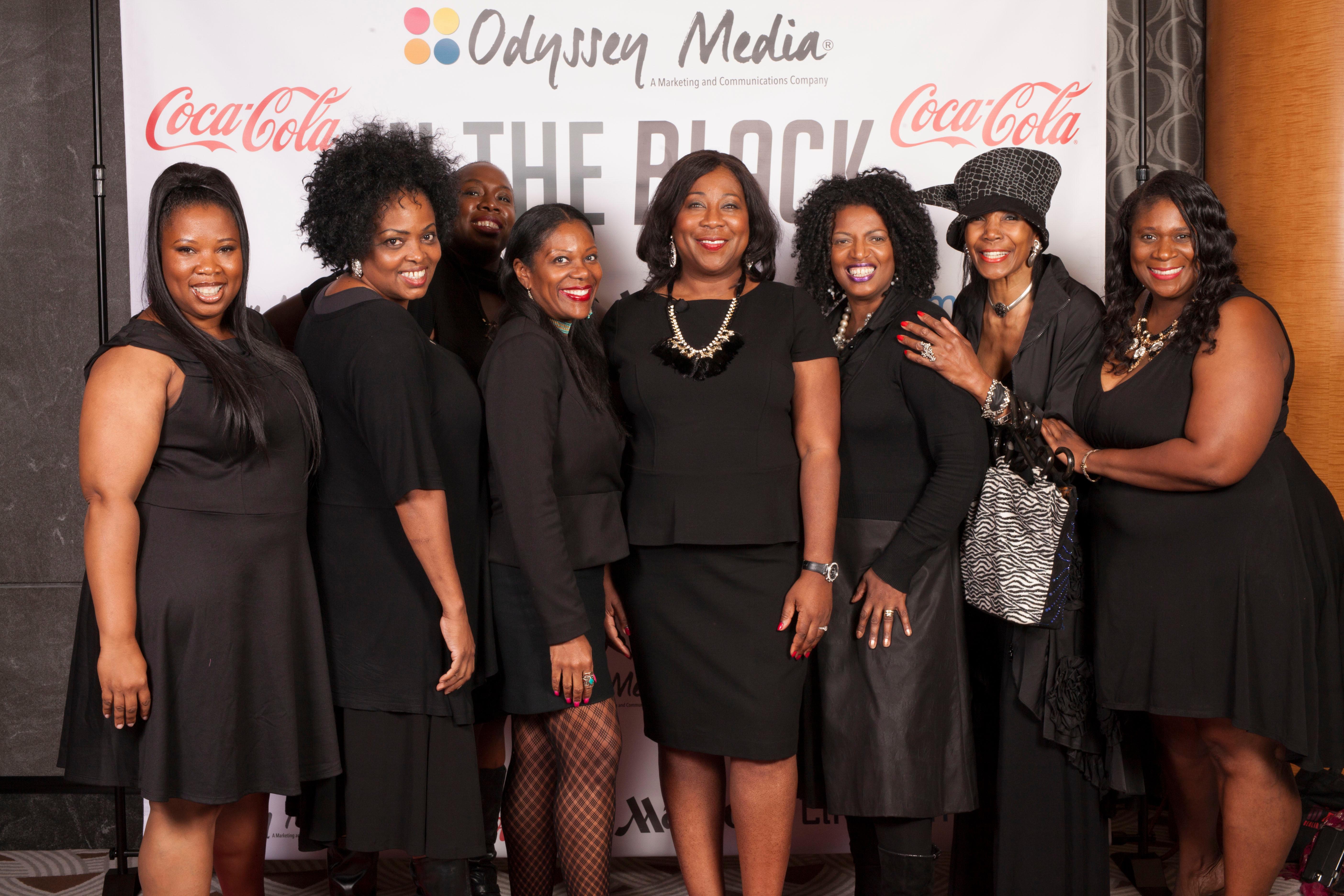 Odyssey Media CEO Linda Spradley Dunn and attendees