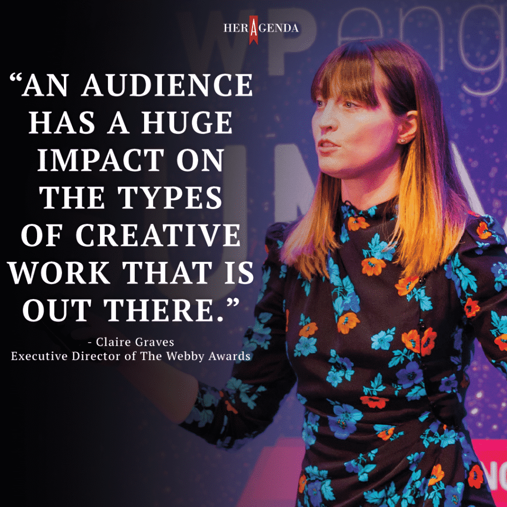 An audience has a huge impact on the types of creative work that is out there.