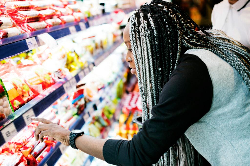 ///Woman Shopping Groceries Health x