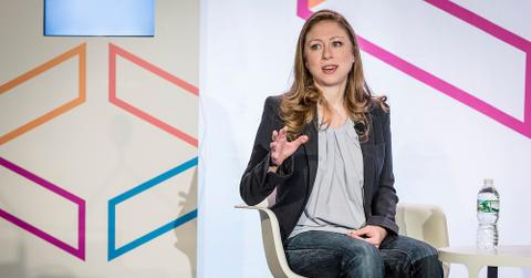 “Chelsea Clinton in conversation with Ben Fry” session on the YP Stage on Day 4 of Internet Week New York May 21, 2015. INSIDER IMAGES/Gary He