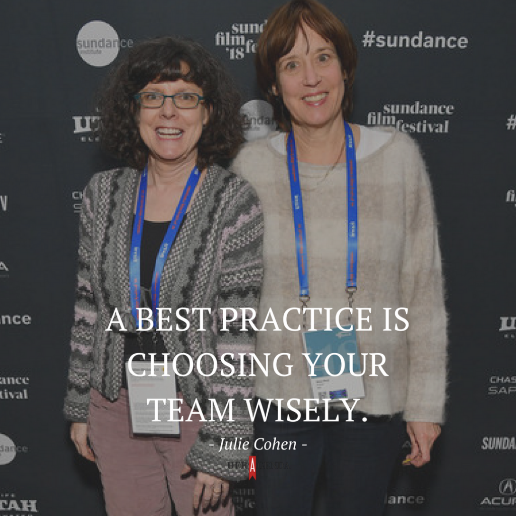 "a best practice is choosing your team wisely." -Julie Cohen via Her Agenda