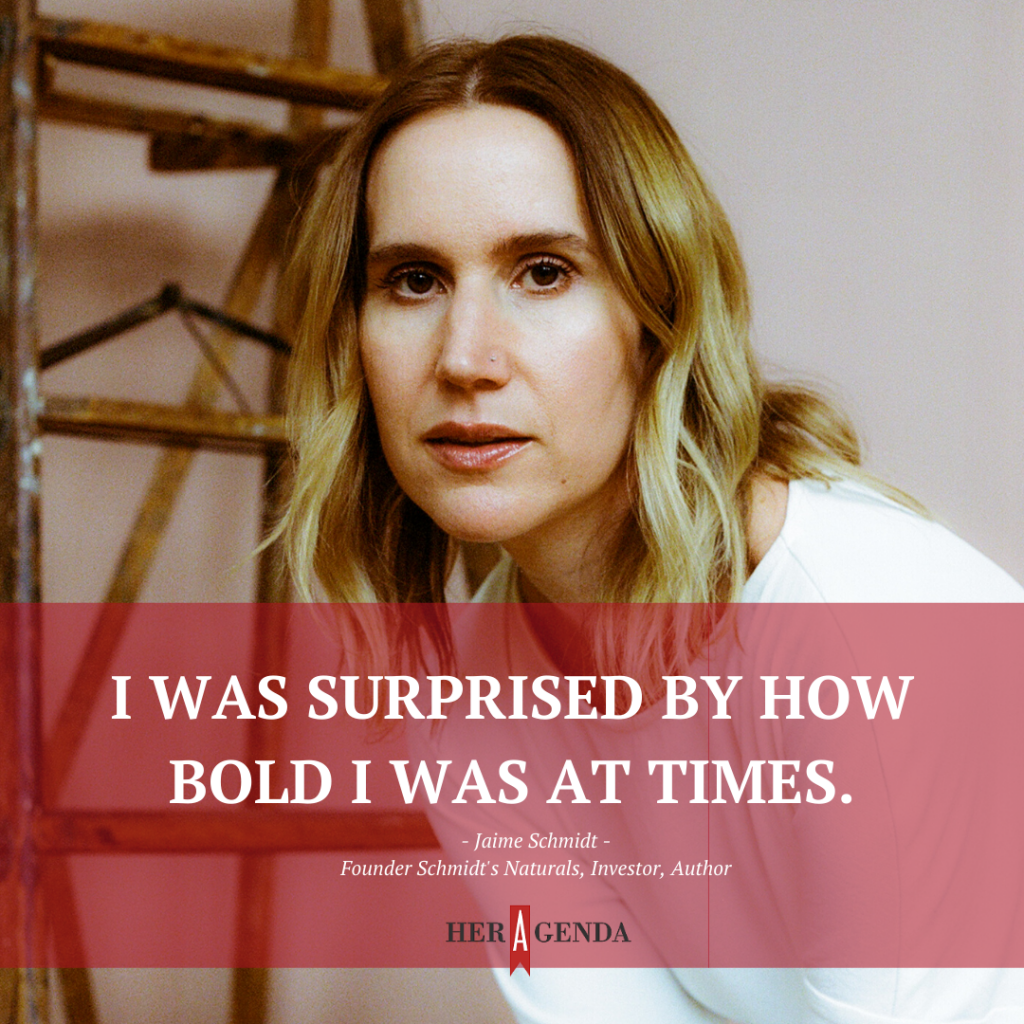 "I was surprised by how bold I was at times."