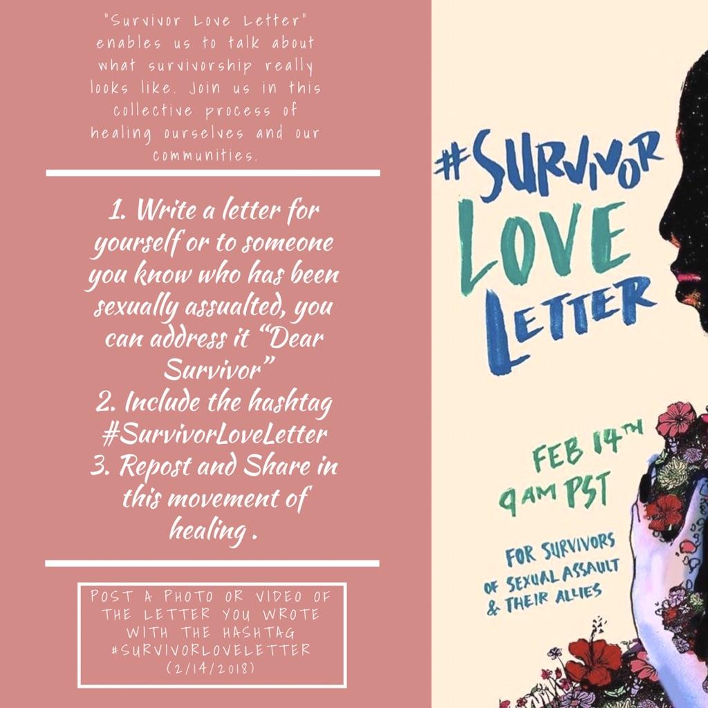 Survivor Love Letter Flyer