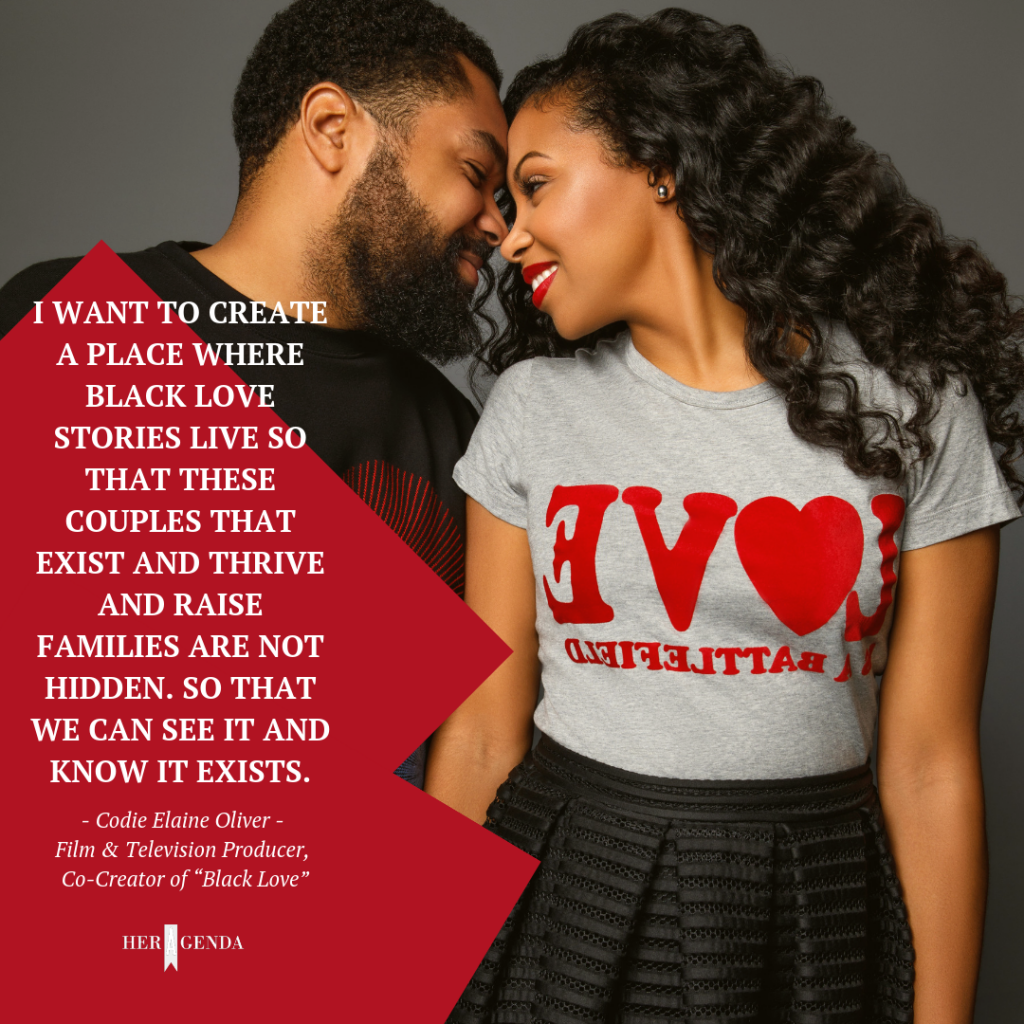 ‘I want to create a place where Black love stories live so that these couples that exist and thrive and raise families are not hidden. So that we can see it and know it exists.’ 